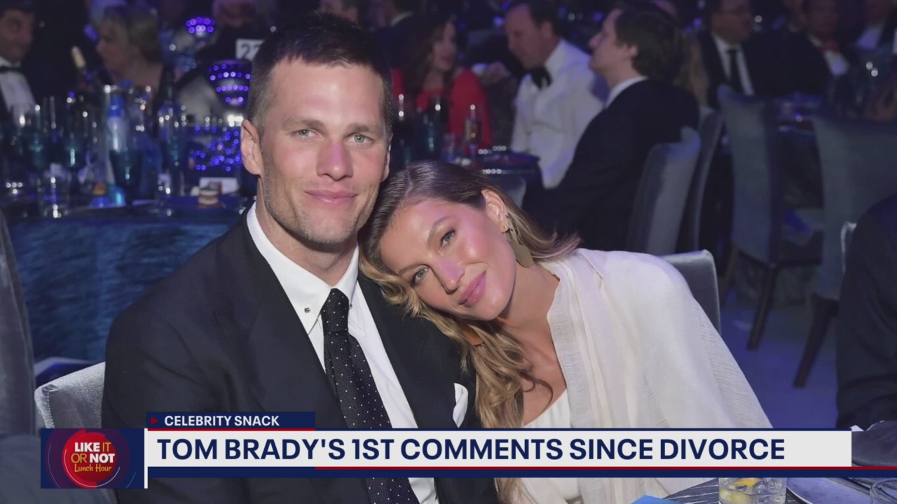 Tom Brady makes first public comments since divorce announcement