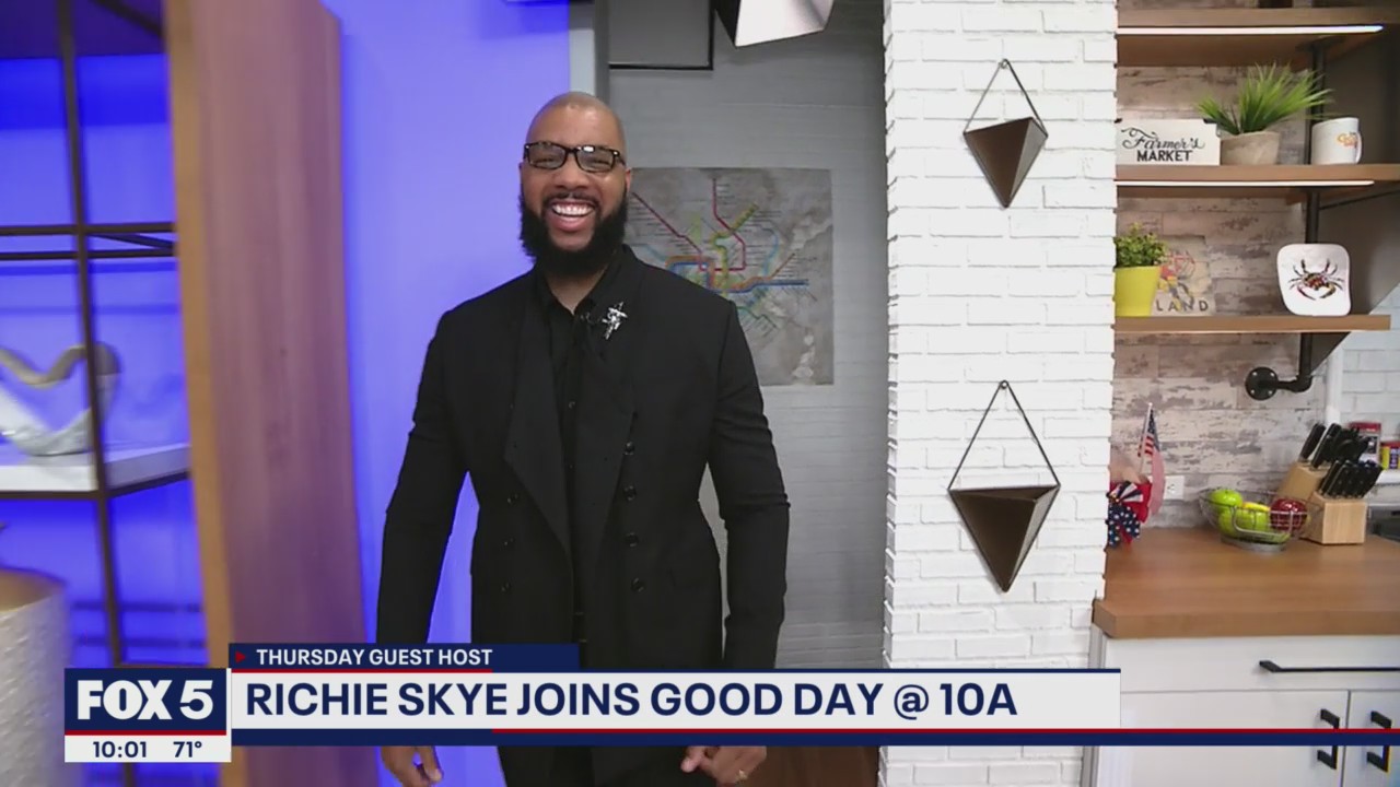 Richie Skye co-hosts Good Day DC!