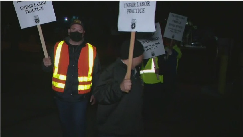 Anaheim reaches 'tentative agreement' with striking sanitation workers