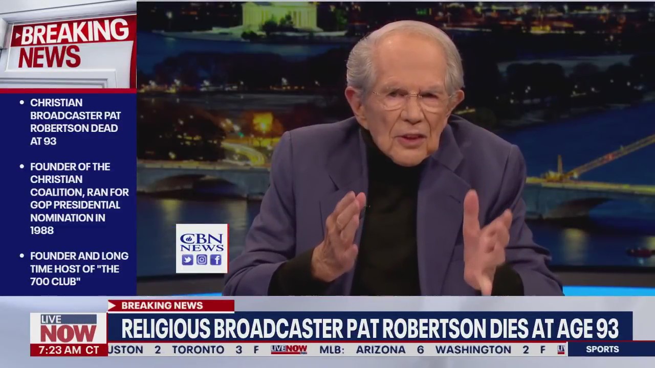 Pat Robertson dead: Christian Broadcasting Network founder dies at 93