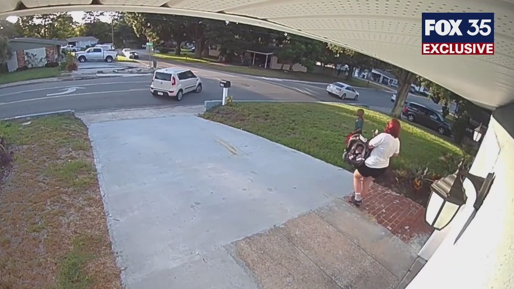 Video: Florida man steals car from family's driveway on first day of school