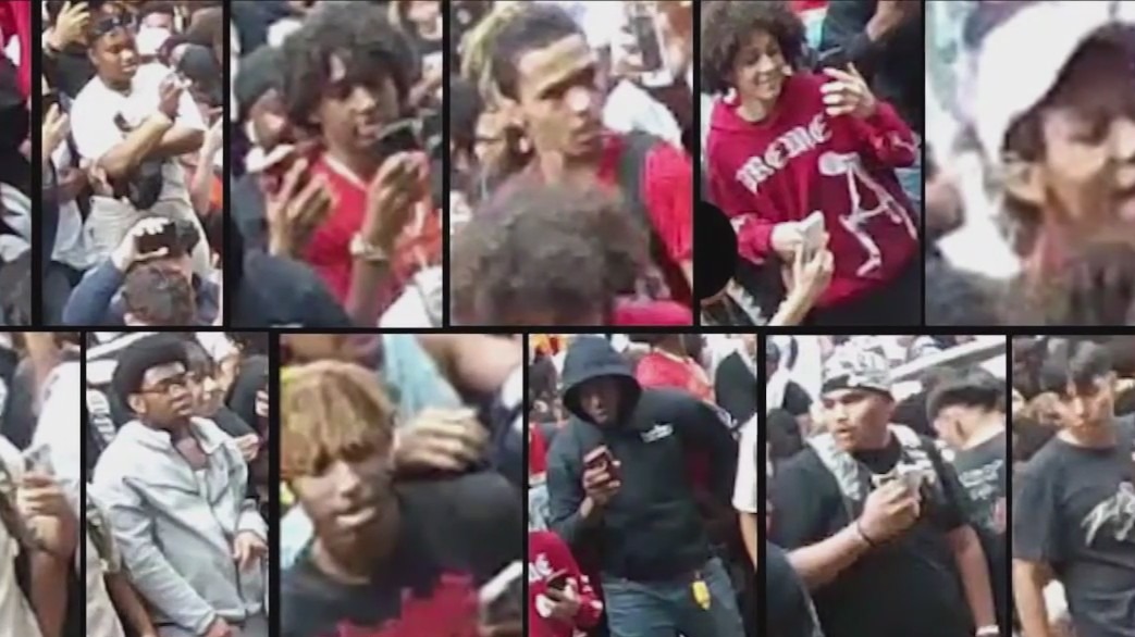 Union Square riot: 16 wanted for damaging car