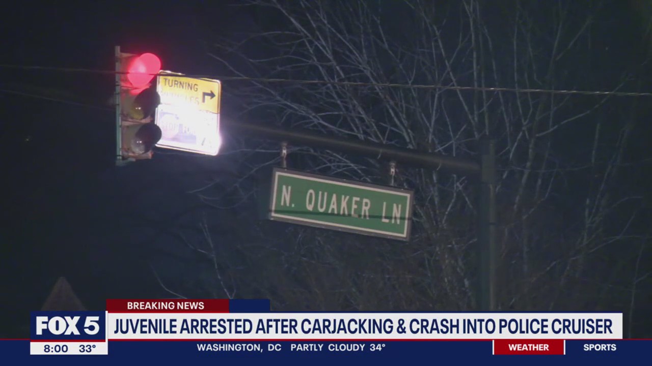 Alexandria officer injured after carjacked vehicle crashes into cruiser during pursuit: police