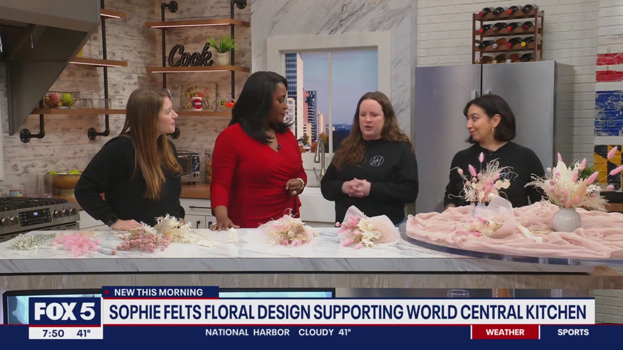 Floral design company sells bouquets for a good cause