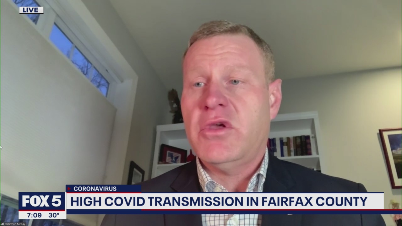 Fairfax County’s Jeff McKay discusses county’s COVID-19 transmission level