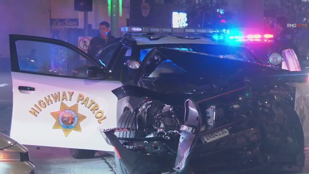2 CHP officers injured in pursuit crash