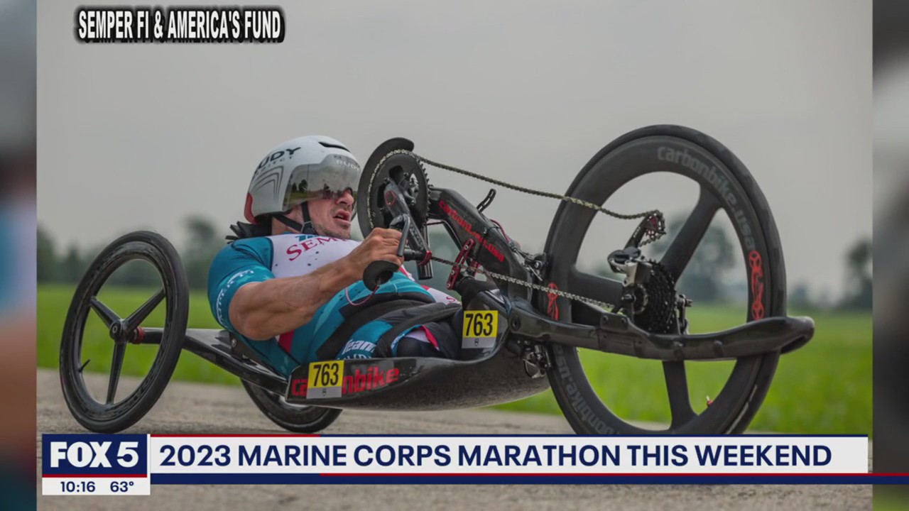A veteran's journey from injury in Afghanistan to victory at the Marine Corps Marathon