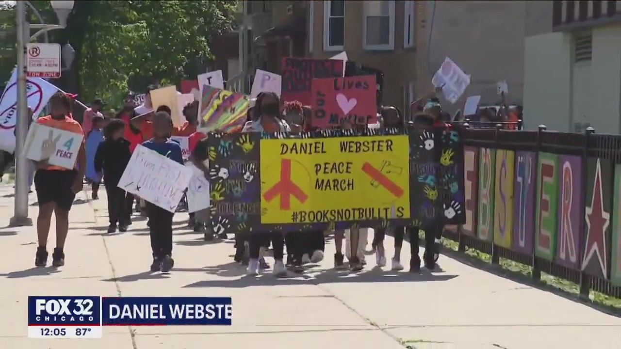 Daniel Webster Elementary School holds 3rd annual peace walk