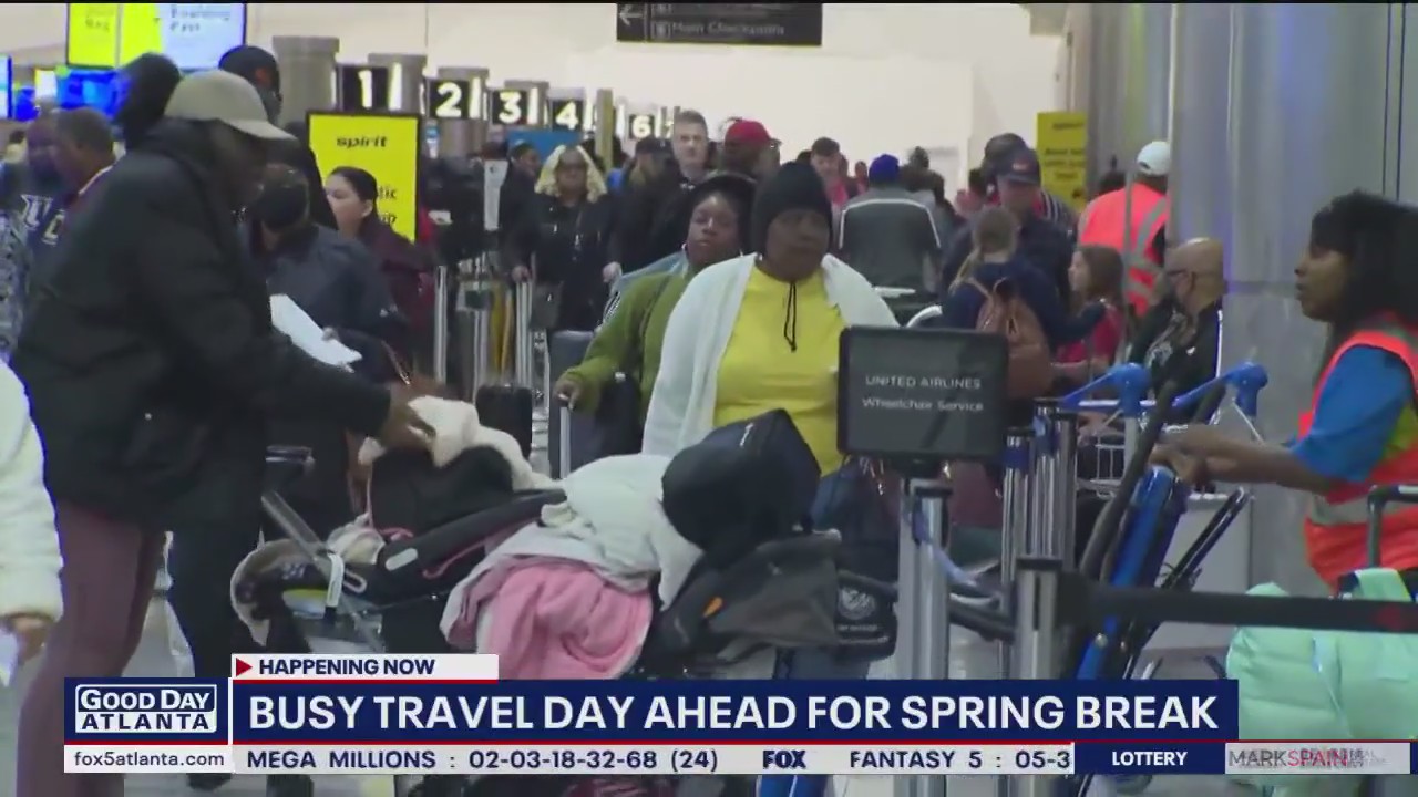 Hartsfield-Jackson Airport prepares for busy spring break travel day
