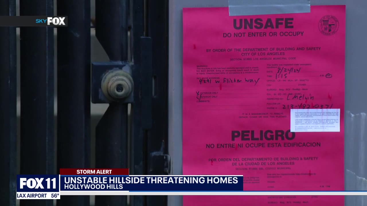 4 Hollywood Hills red tagged