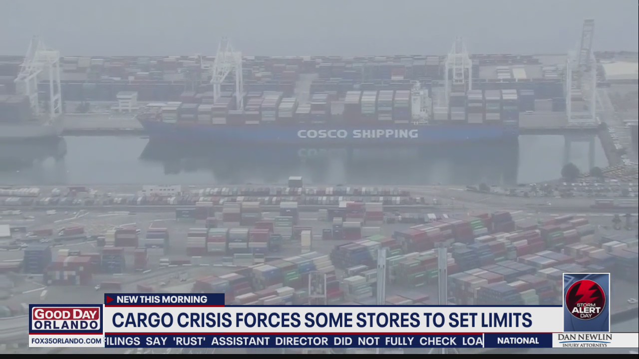 Cargo crisis forces some stores to set limits