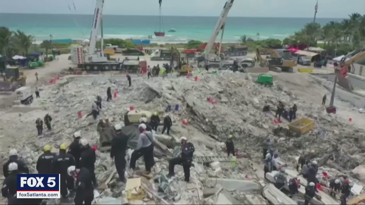 First lady marks anniversary of Surfside collapse