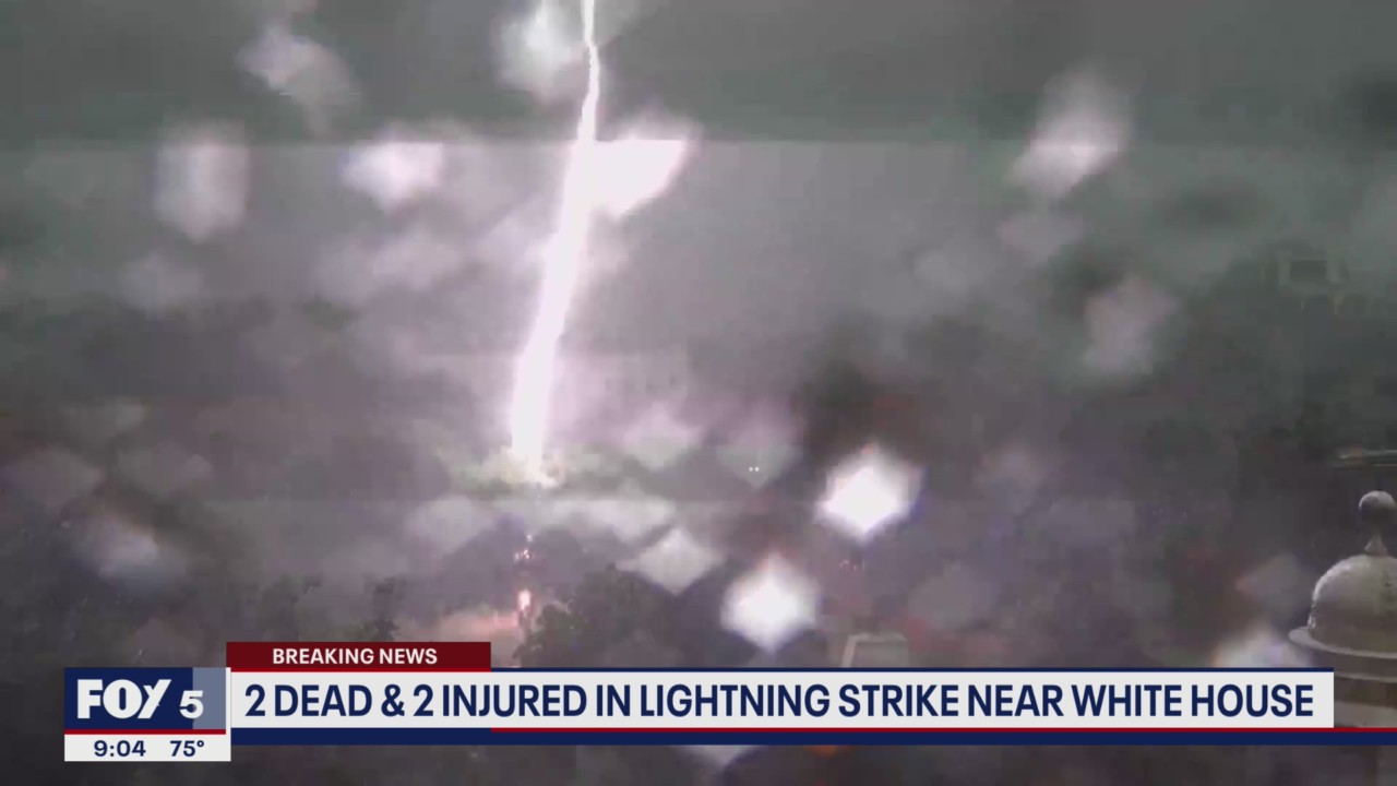 2 dead, 2 injured in lightning strike near White House