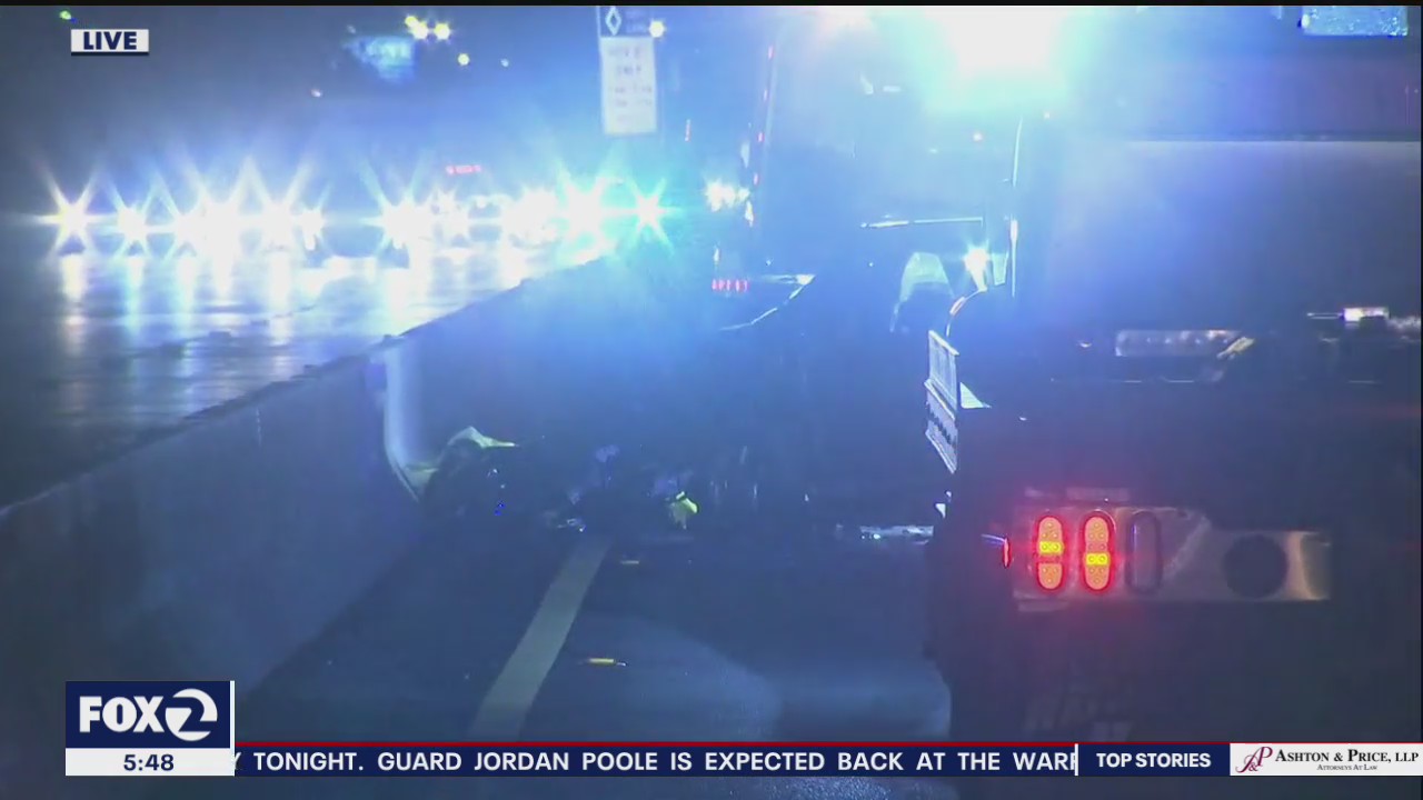 Deadly crash in Menlo Park between motorcyclist and another driver