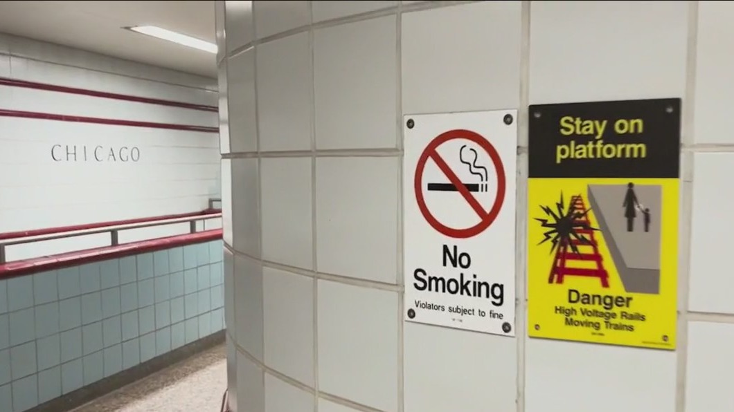 Chicago police crack down on smoking violations on CTA properties