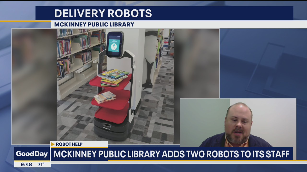 McKinney library adds delivery robots to staff