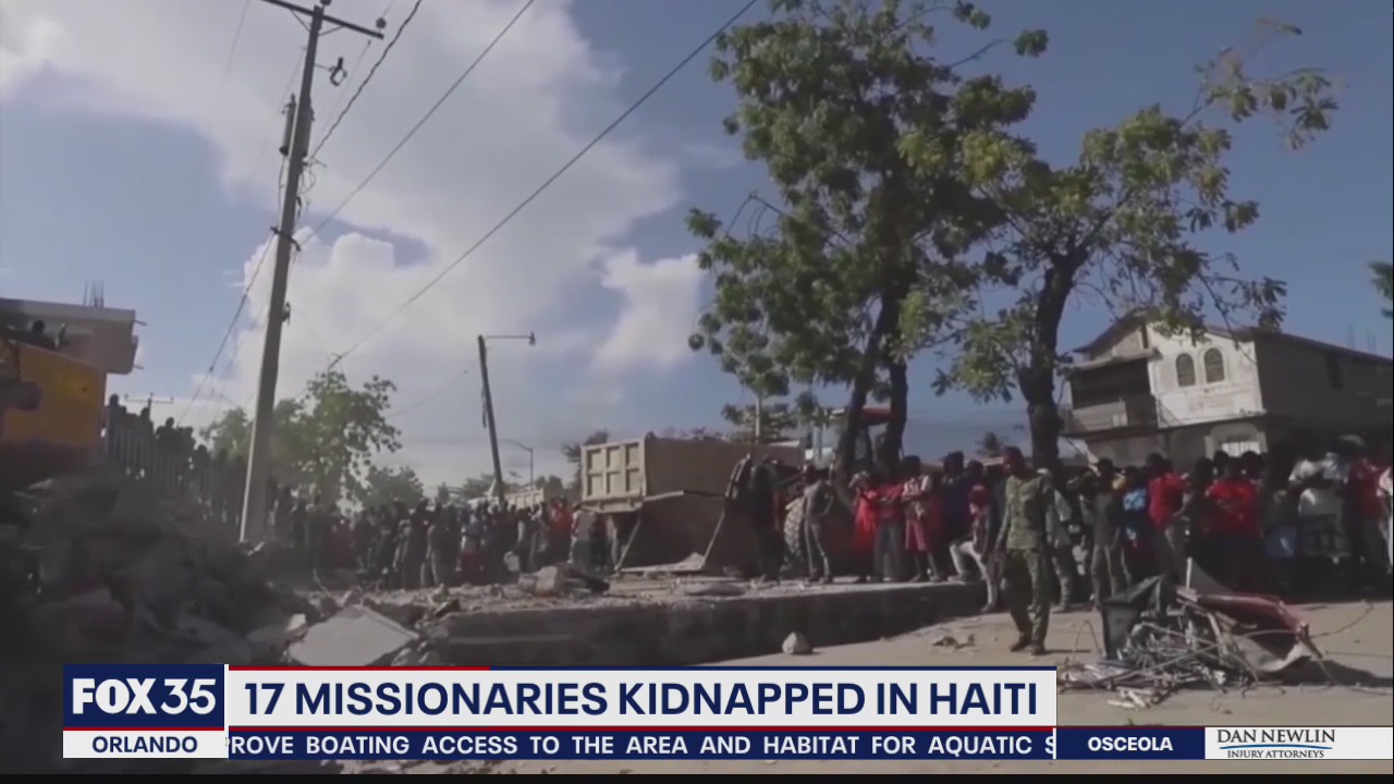 17 missionaries kidnapped in Haiti