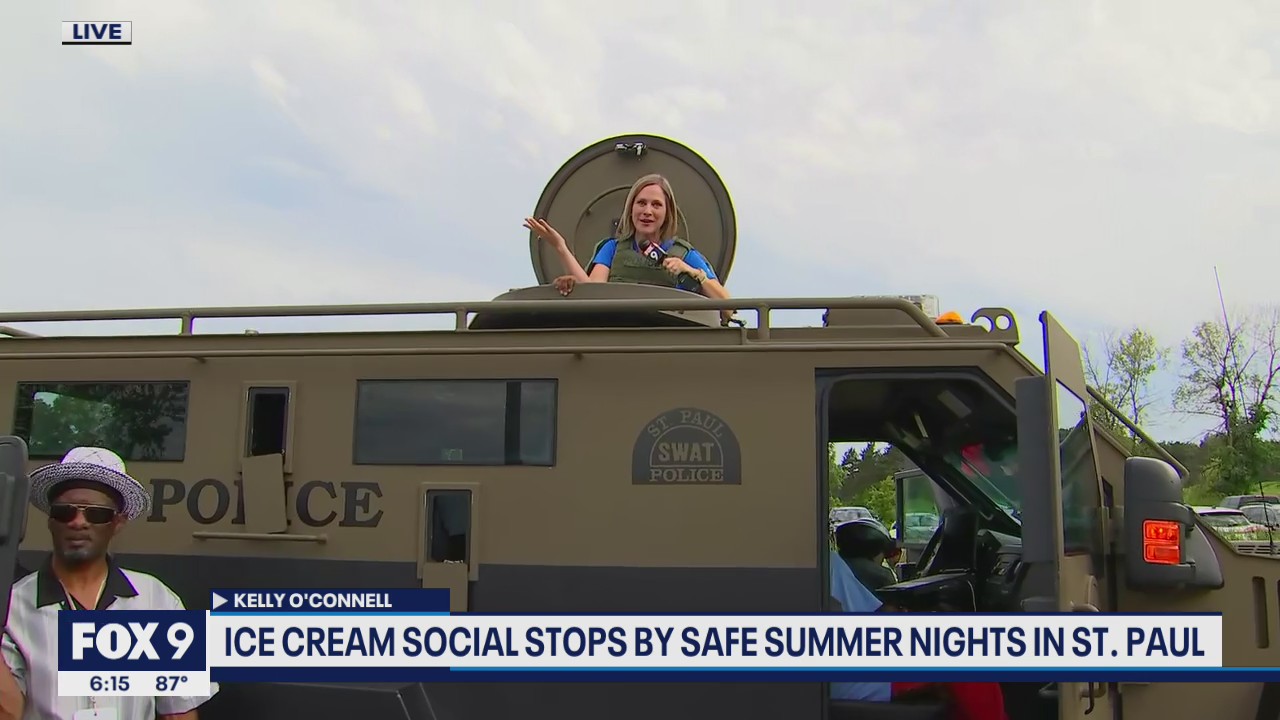 Ice Cream Social visits Safe Summer Nights