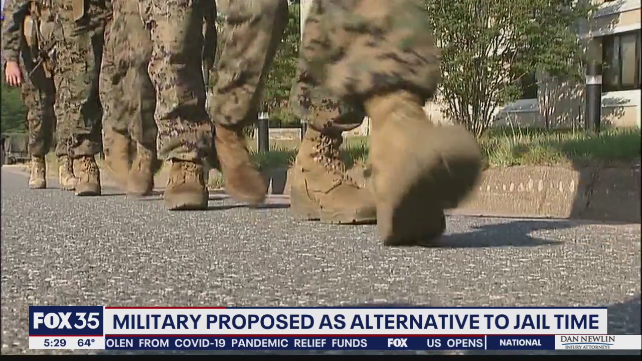 Military proposed as alternative to jail time