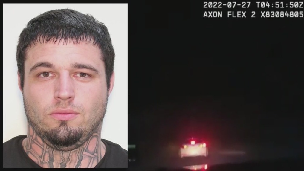 Man arrested after high-speed chase with teens in car