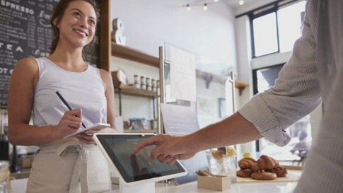 The cost of tipping when you pay on a tablet