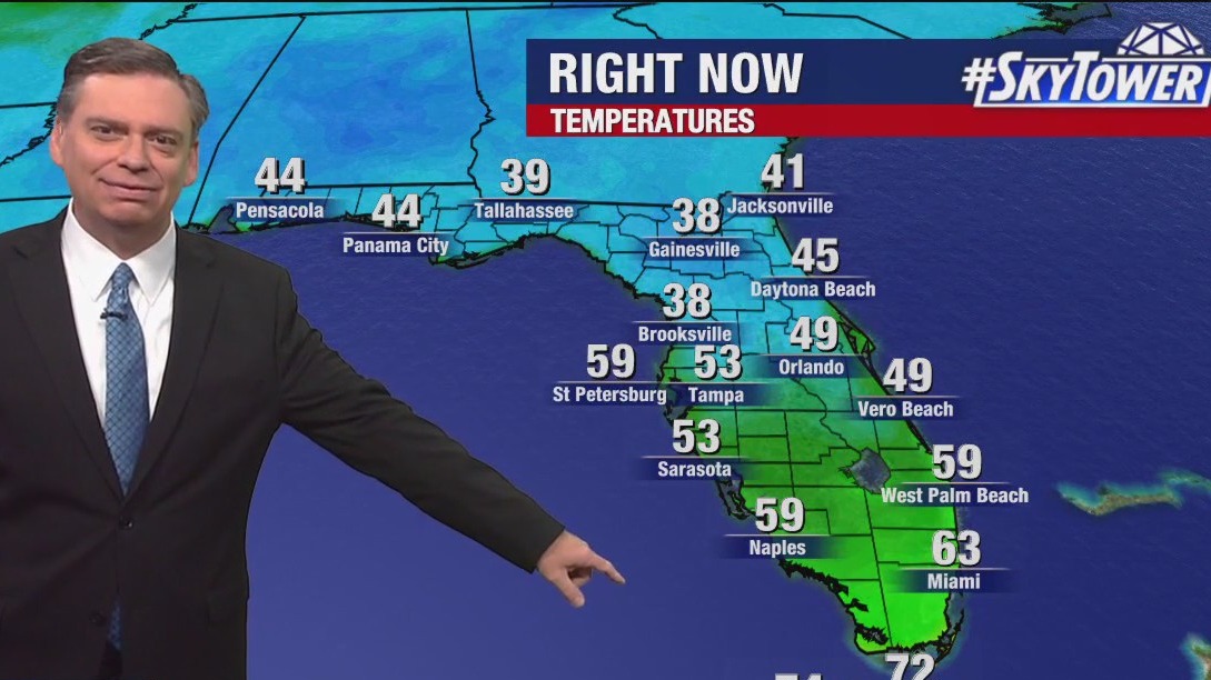 Tampa weather | quiet, cool conditions persist