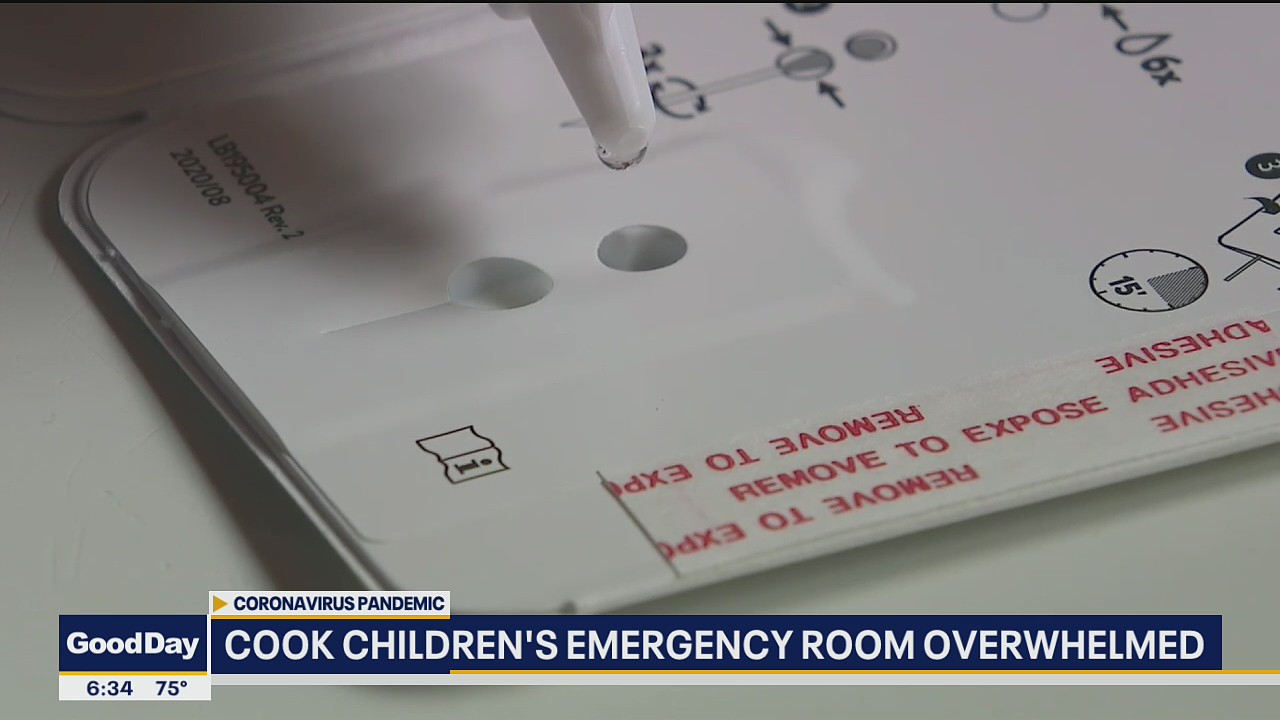 Cook Children's ER overwhelmed by people seeking COVID tests