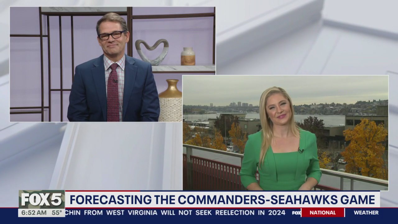 Former FOX 5 meteorologist Claire Anderson talks Commanders vs. Seahawks with Tucker!
