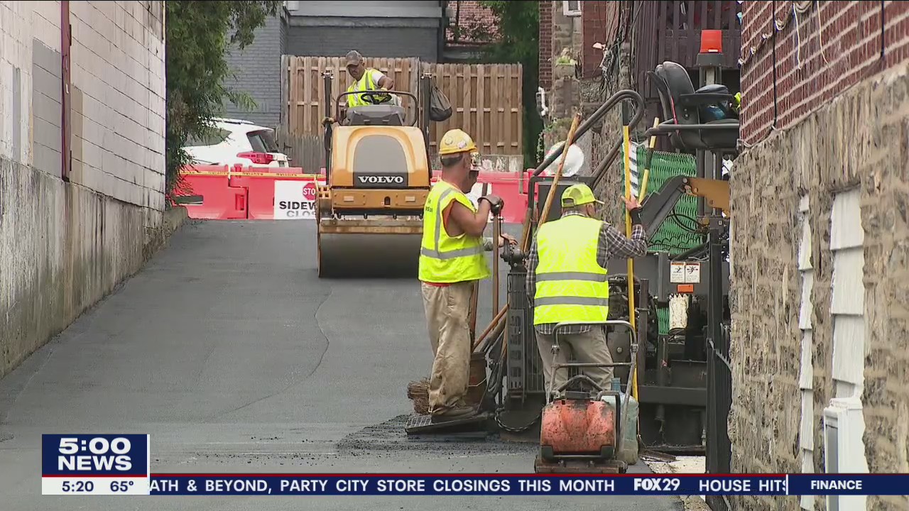 Philadelphia repaving dilapidated driveways as part of city investment project
