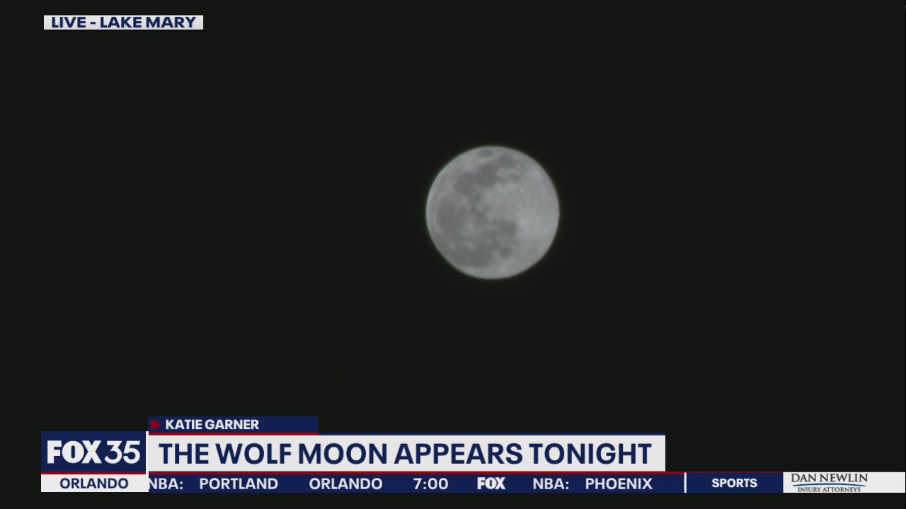'Wolf Moon' appears tonight