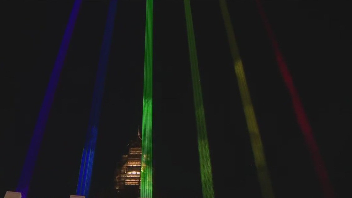 Photos: San Francisco lights world's largest pride flag