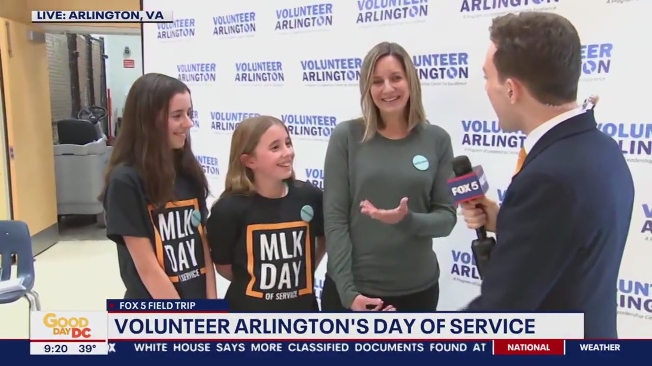 FOX 5 Field Trip: Celebrating MLK at Volunteer Arlington’s Day of Service