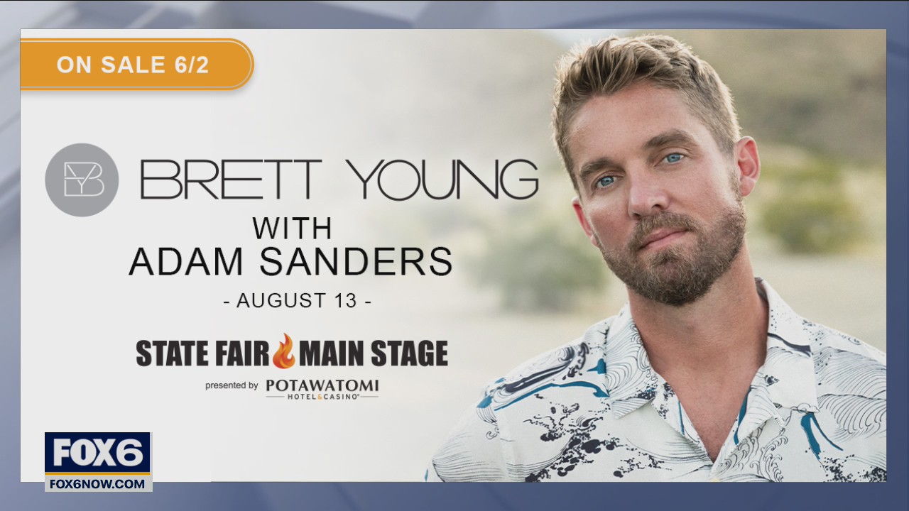 Wisconsin State Fair: Brett Young performs on Main Stage Aug. 13