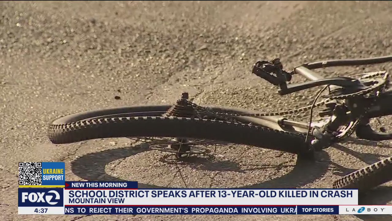 13-year-old Mountain View cyclist killed in crash with truck