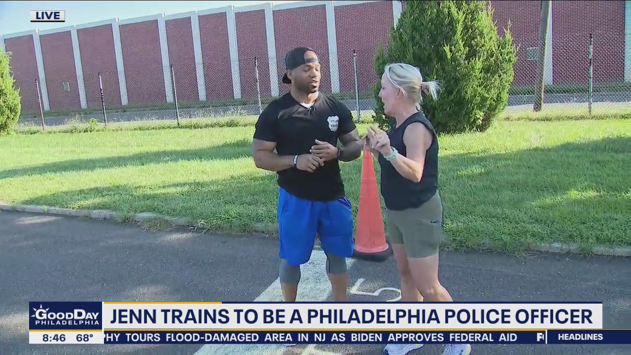 Jenn continues training to be a Philadelphia Police officer