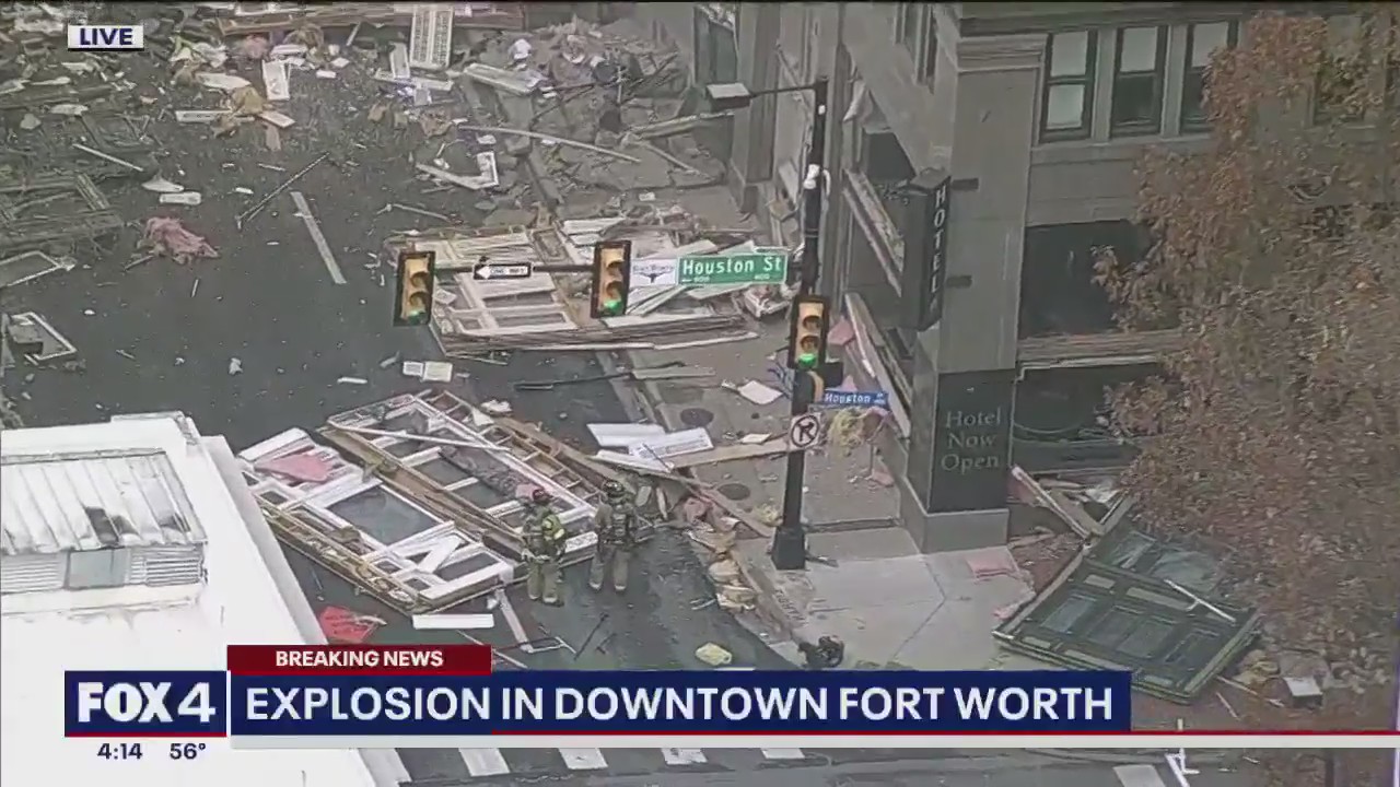 Reported explosion at Fort Worth's Sandman Hotel