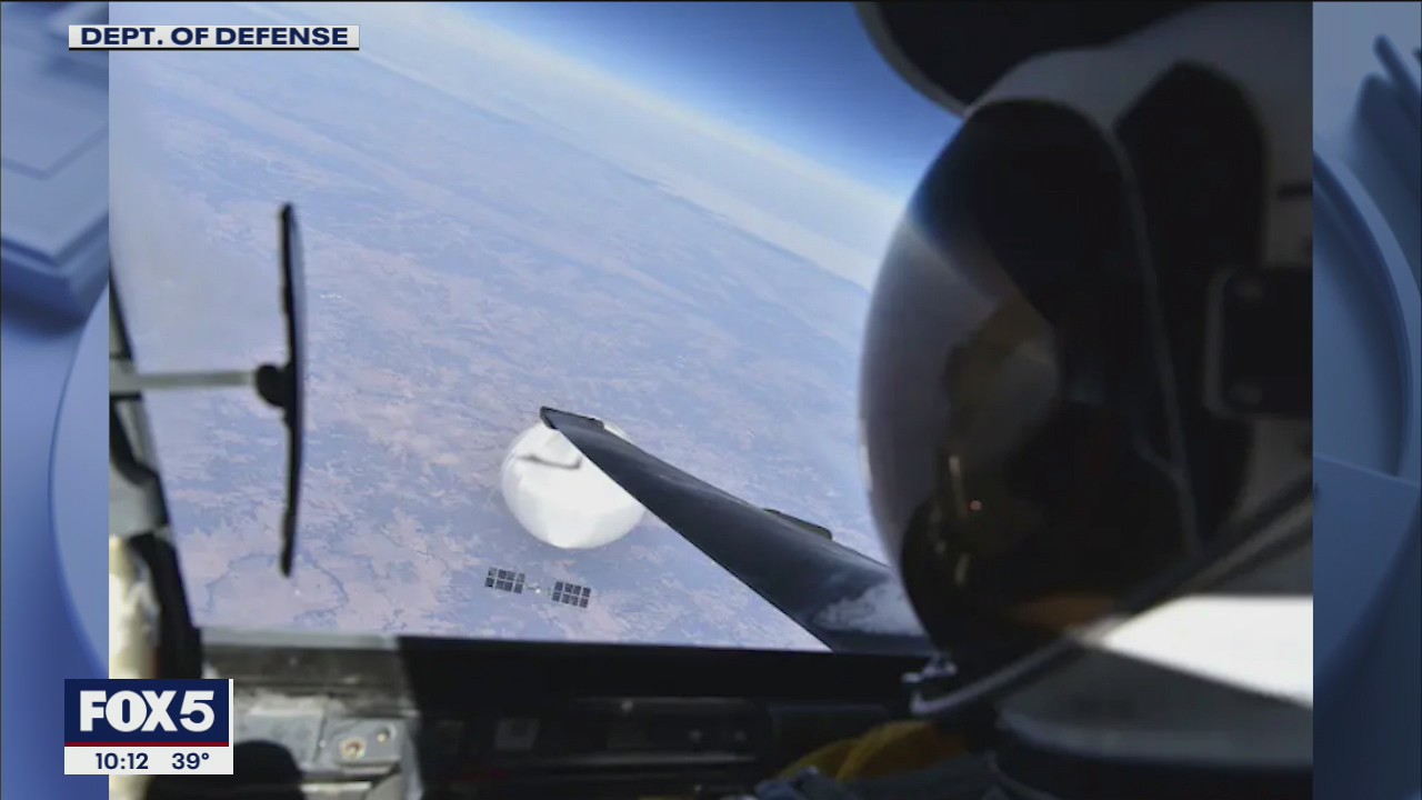 Spy balloon images released