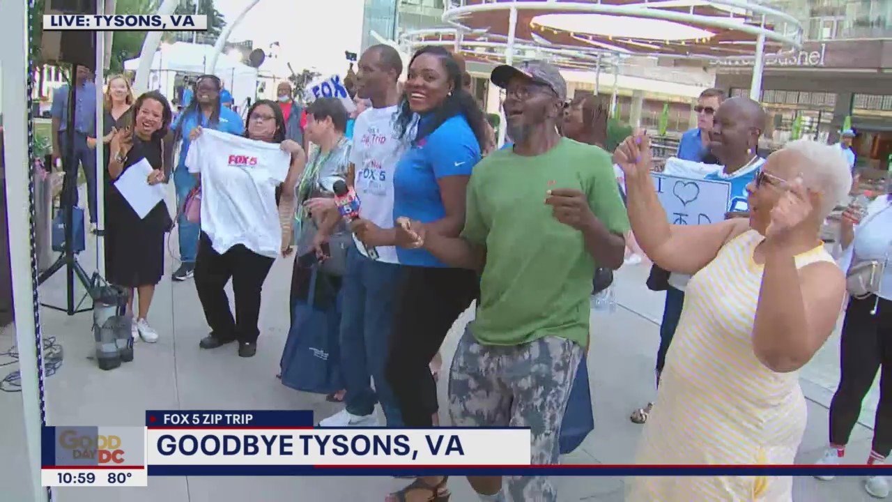 FOX 5 Zip Trip Tysons: Saying goodbye from Tysons!