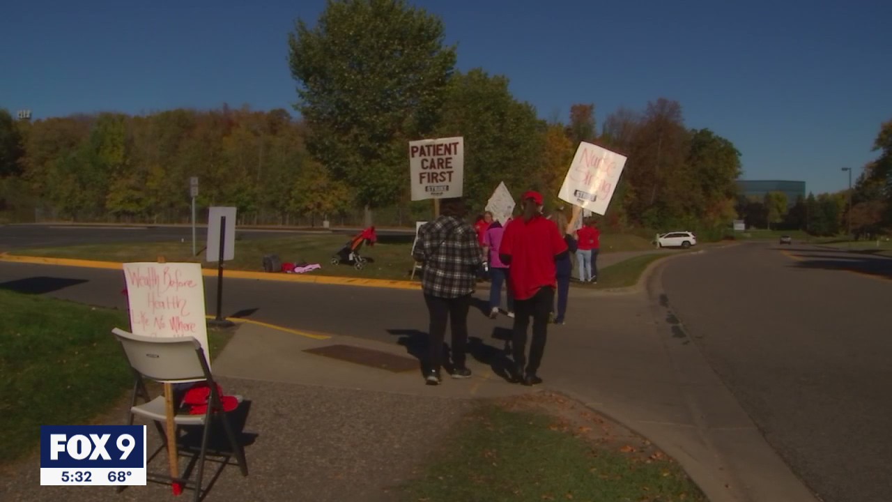 ER union nurses begin 3-day strike for fair pay at Allina's WestHealth in Plymouth