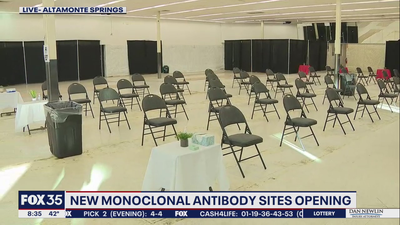 5 new monoclonal antibody sites opening across Florida