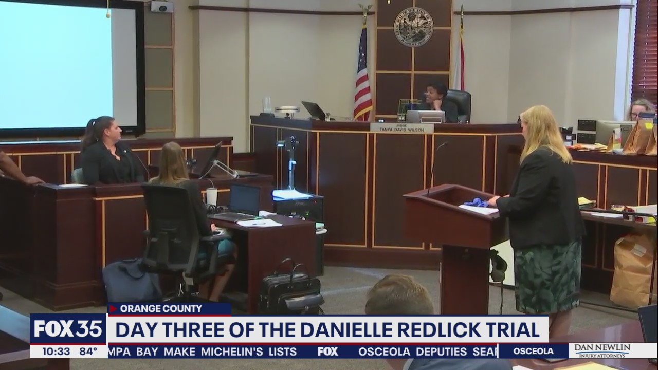 Day 3 of Danielle Redlick trial