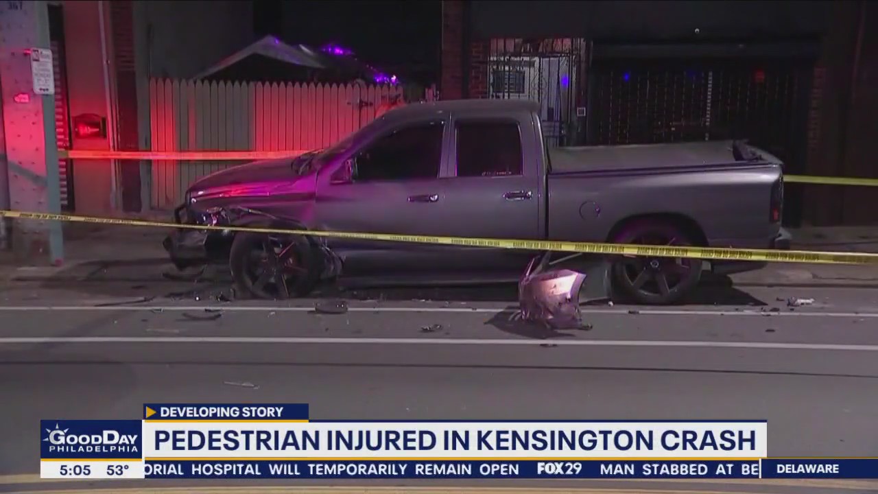 Pedestrian injured after being hit by DUI driver in Kensington, police say