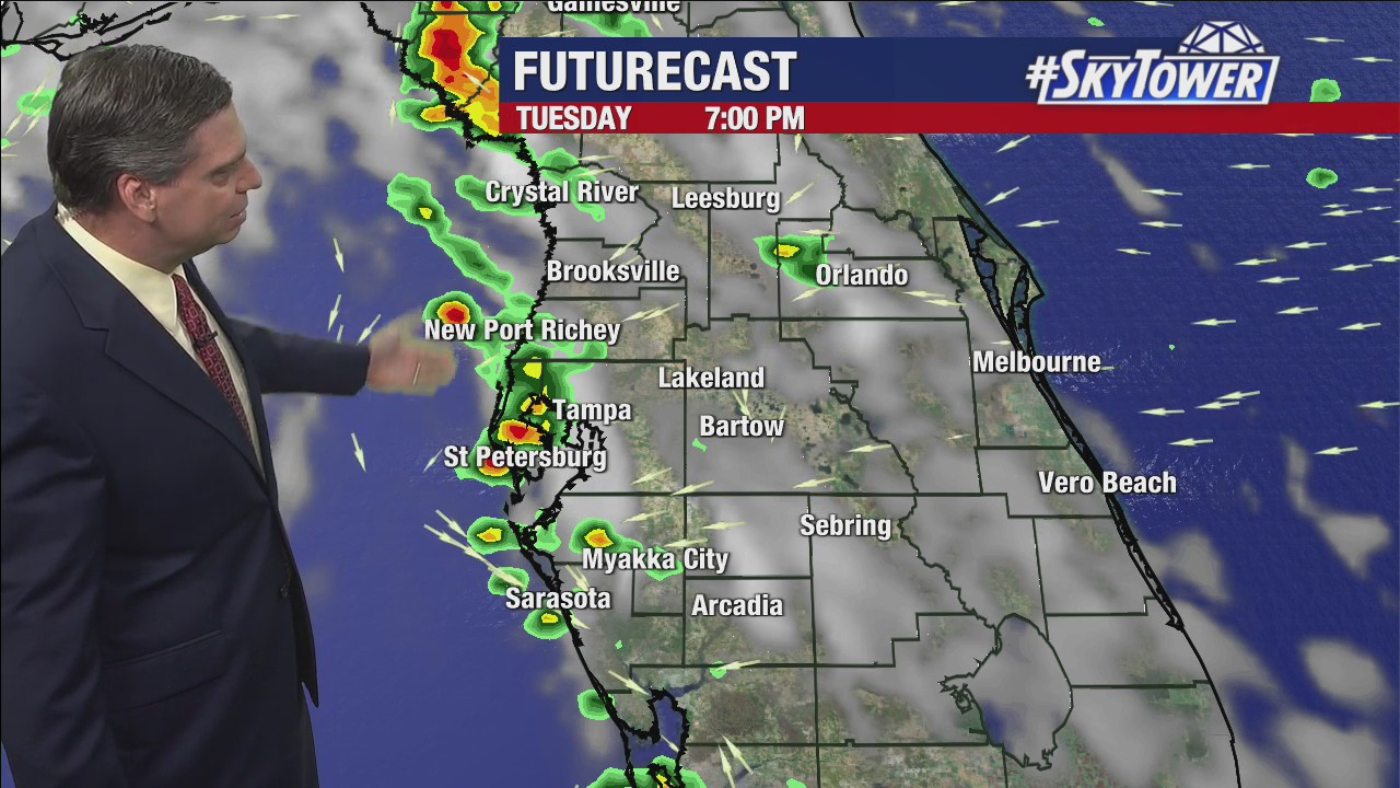 Monday afternoon forecast