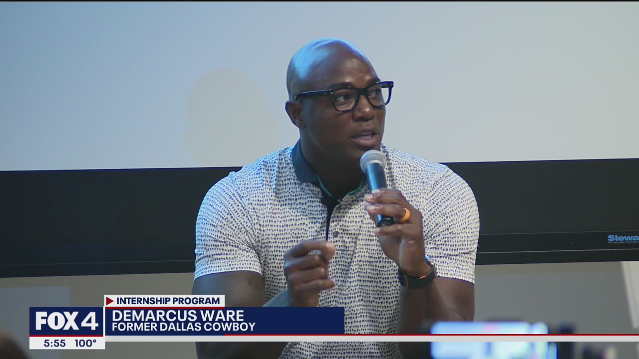 Former Cowboy Demarcus Ware shares words of wisdom for college students