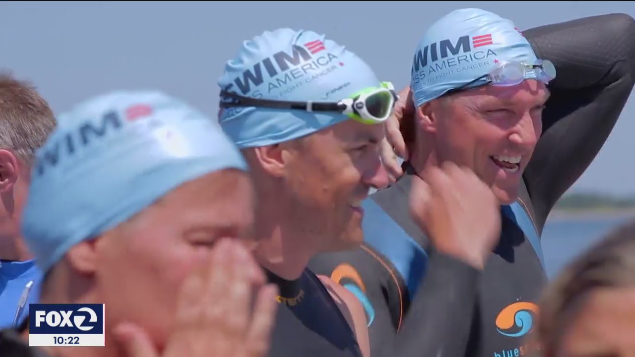 San Francisco swimmers take a cold plunge for a good cause