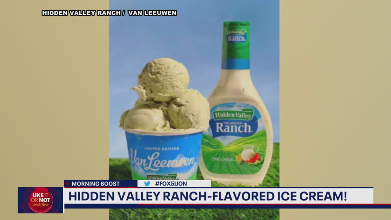 Hidden Valley releases ranch flavored ice cream