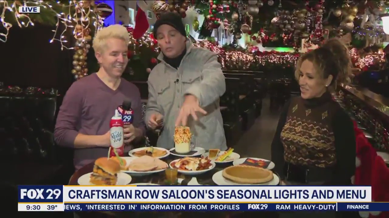 Craftsman Row is in the holiday spirit with holiday menu
