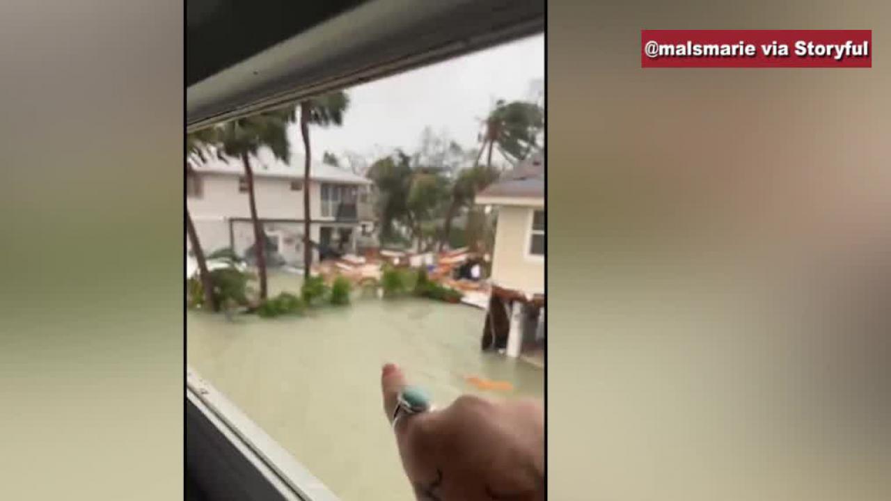Hurricane Ian damage and flooding in Fort Myers, Florida - 'My house is gone'