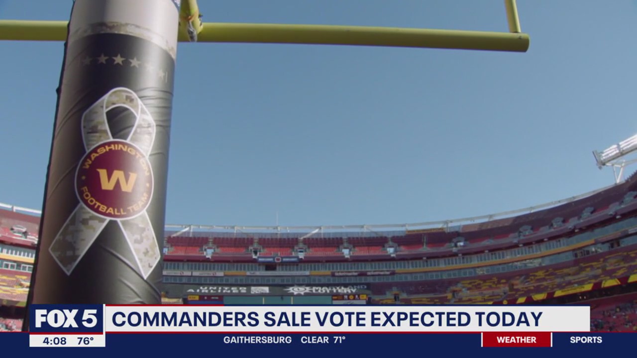 Commanders sale vote expected Thursday
