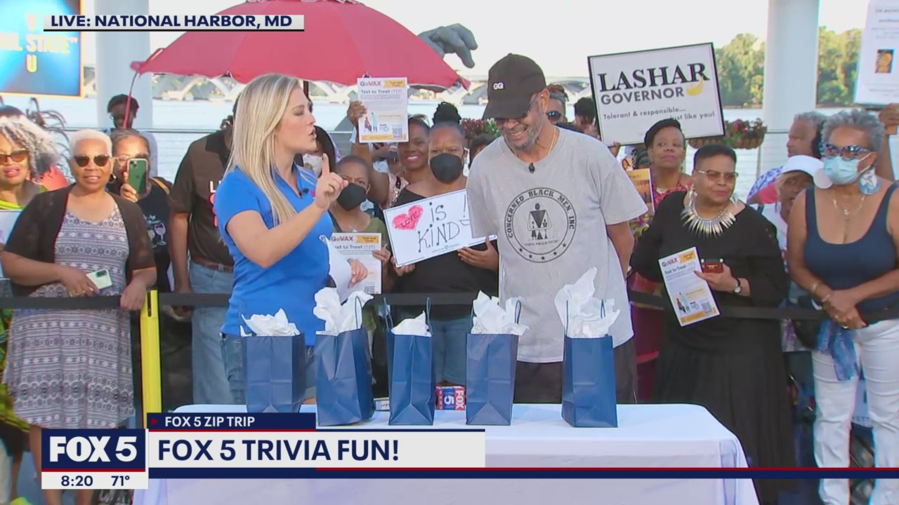 FOX 5 Zip Trip National Harbor Finale: FOX 5 Trivia Fun!